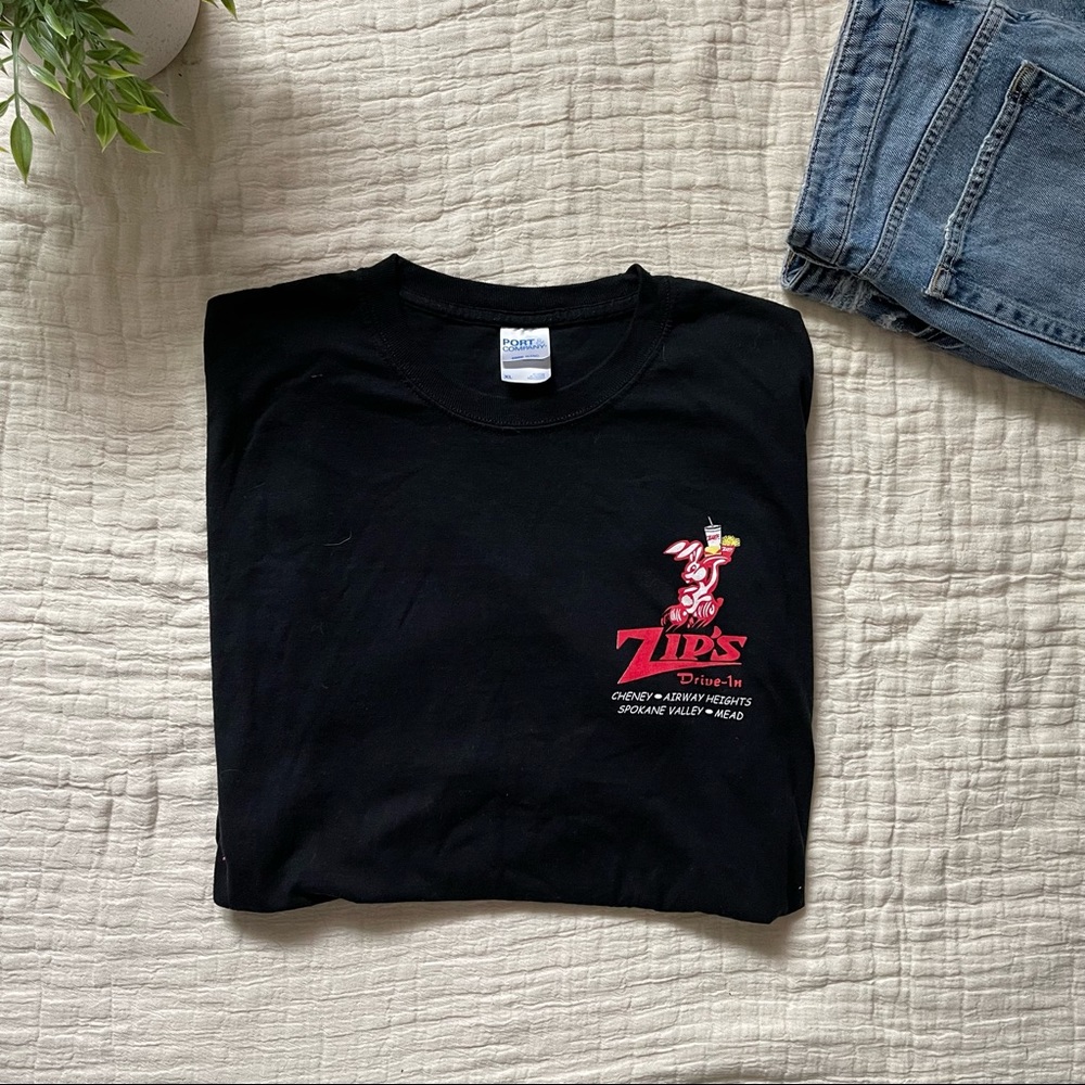 Spokane Washington PNW Iconic Zips Local Fast food t-shirt restaurant graphic